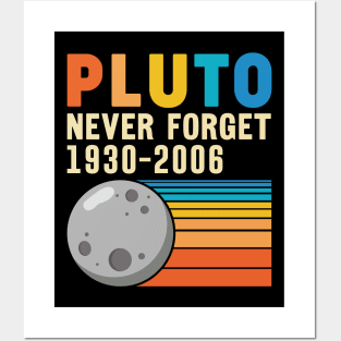 Pluto Never Forget Posters and Art